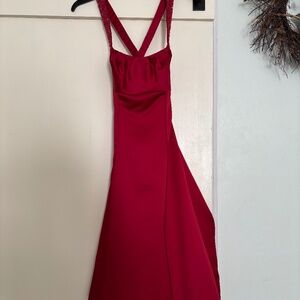 Women’s special occasion fit and flare dress